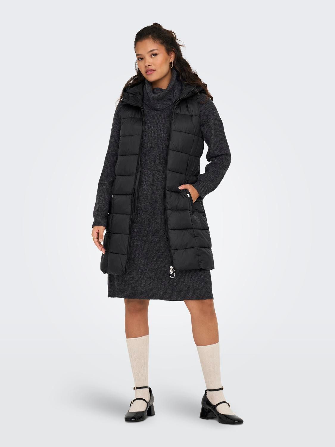 JDY Steppweste JDYZULU LONG HOOD WAISTCOAT günstig online kaufen