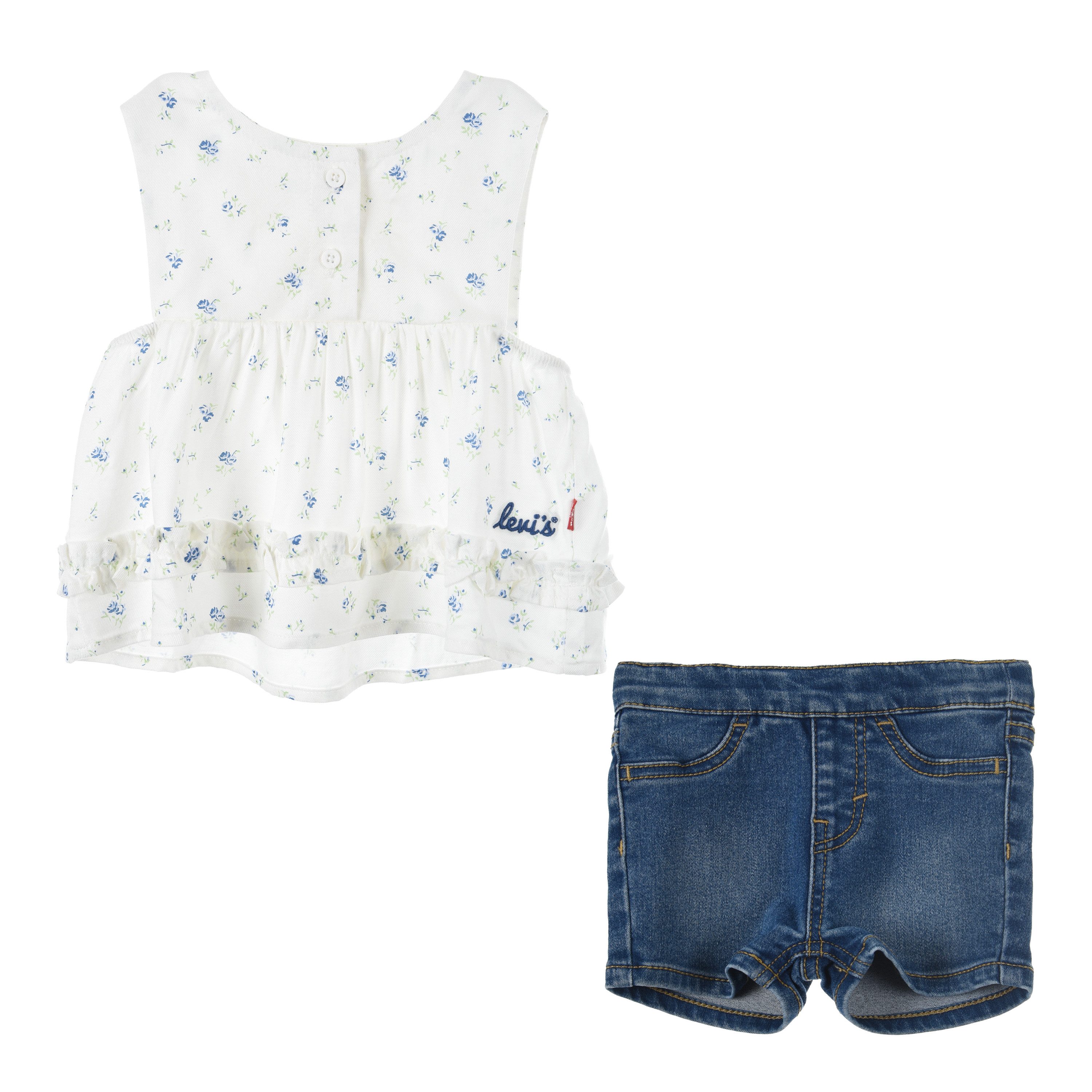 Levi's® Kids Top & Shorts (Set, 2-tlg) mit Blümchenprint