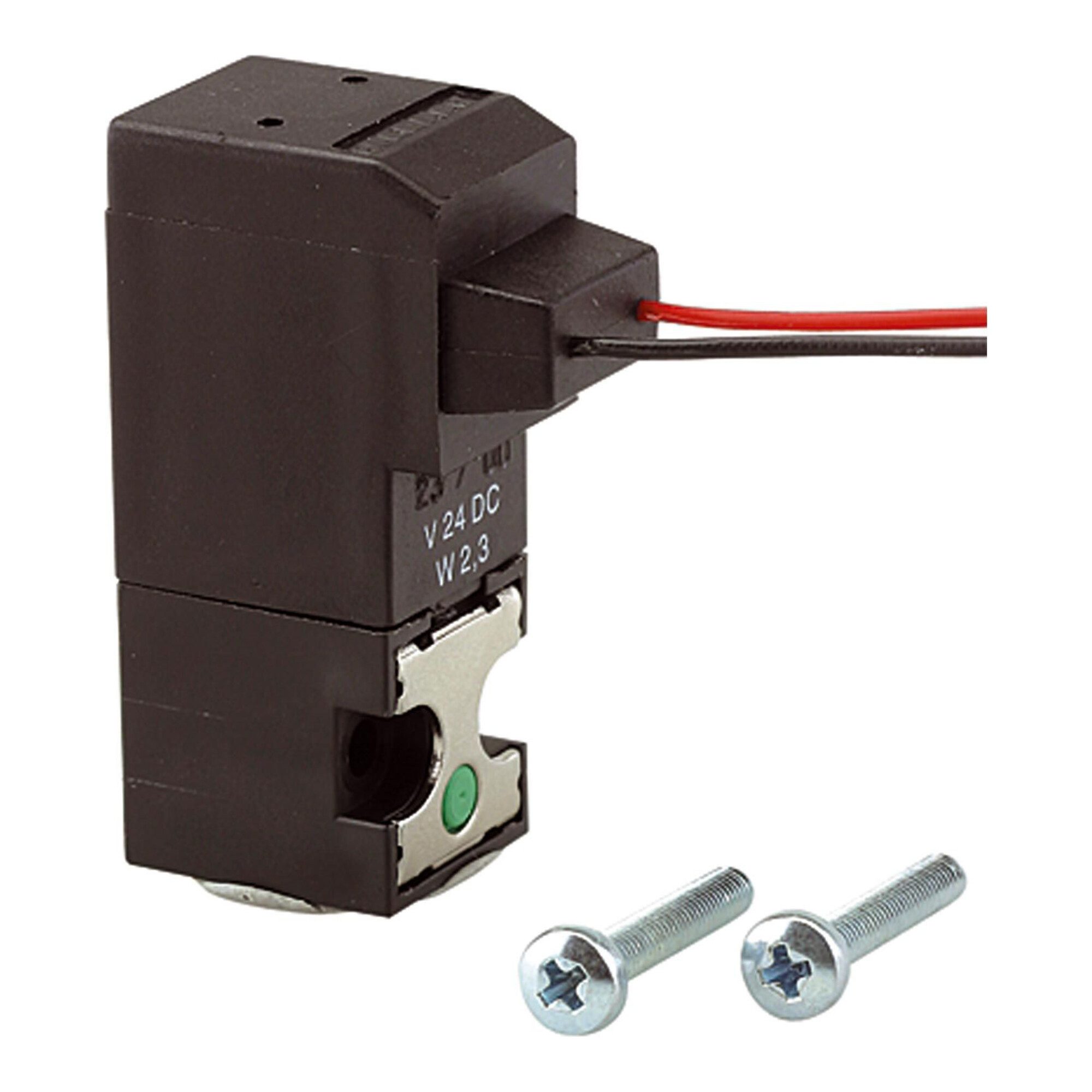 RIEGLER Geräteventil Riegler 3/2-Mini-Magnetventil direktgesteuert NO, 12 VDC, Kabel 30 cm