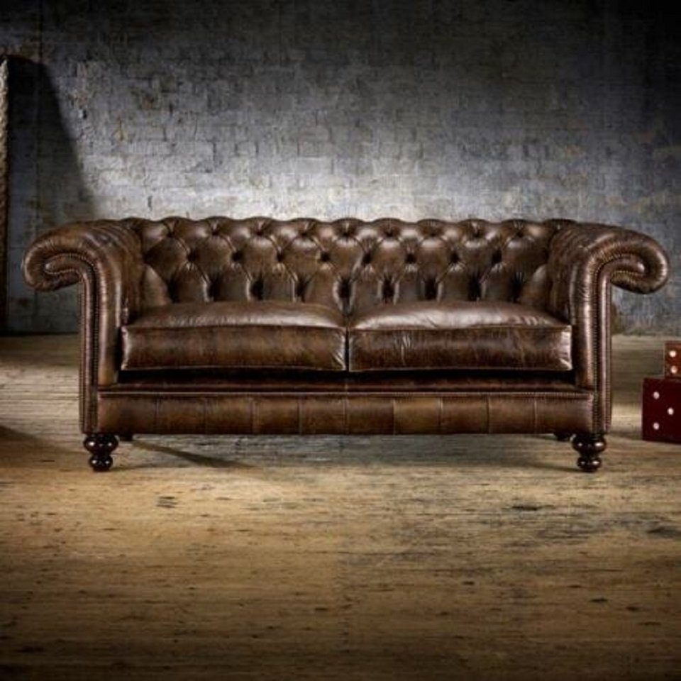 JVmoebel 3-Sitzer Chesterfield 3 Sitzer Couch Textil Stoff wählbare Farbe Wohnzimmer | Einzelsofas