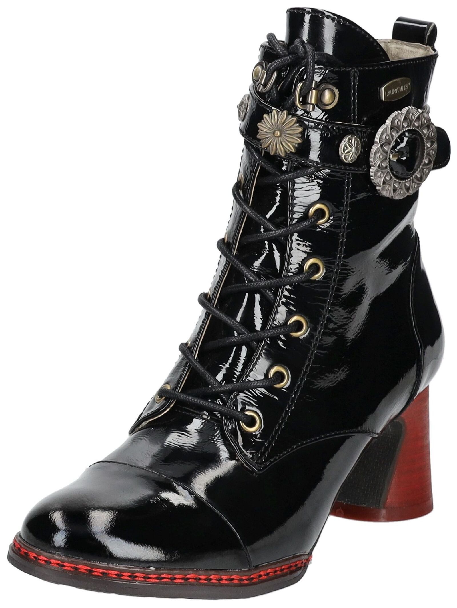 LAURA VITA Stiefelette Leder Schnürstiefelette