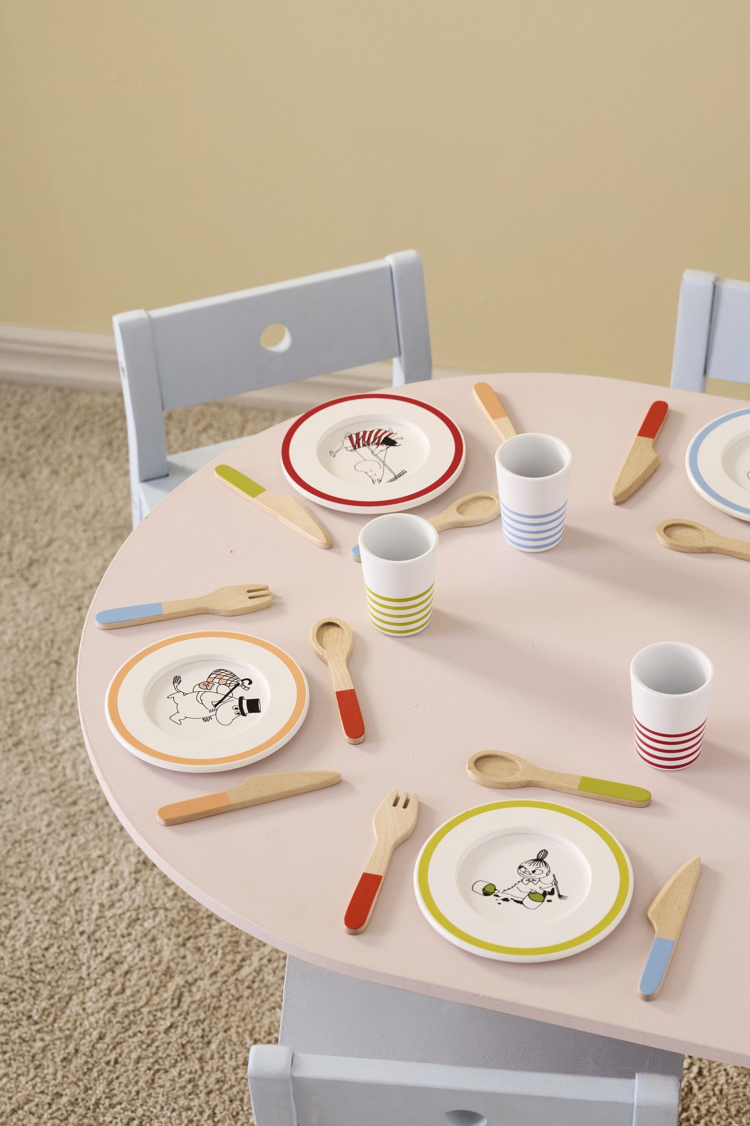 Kids Concept Spielgeschirr Kids Concept - Serviceset Mumin, (20-tlg)