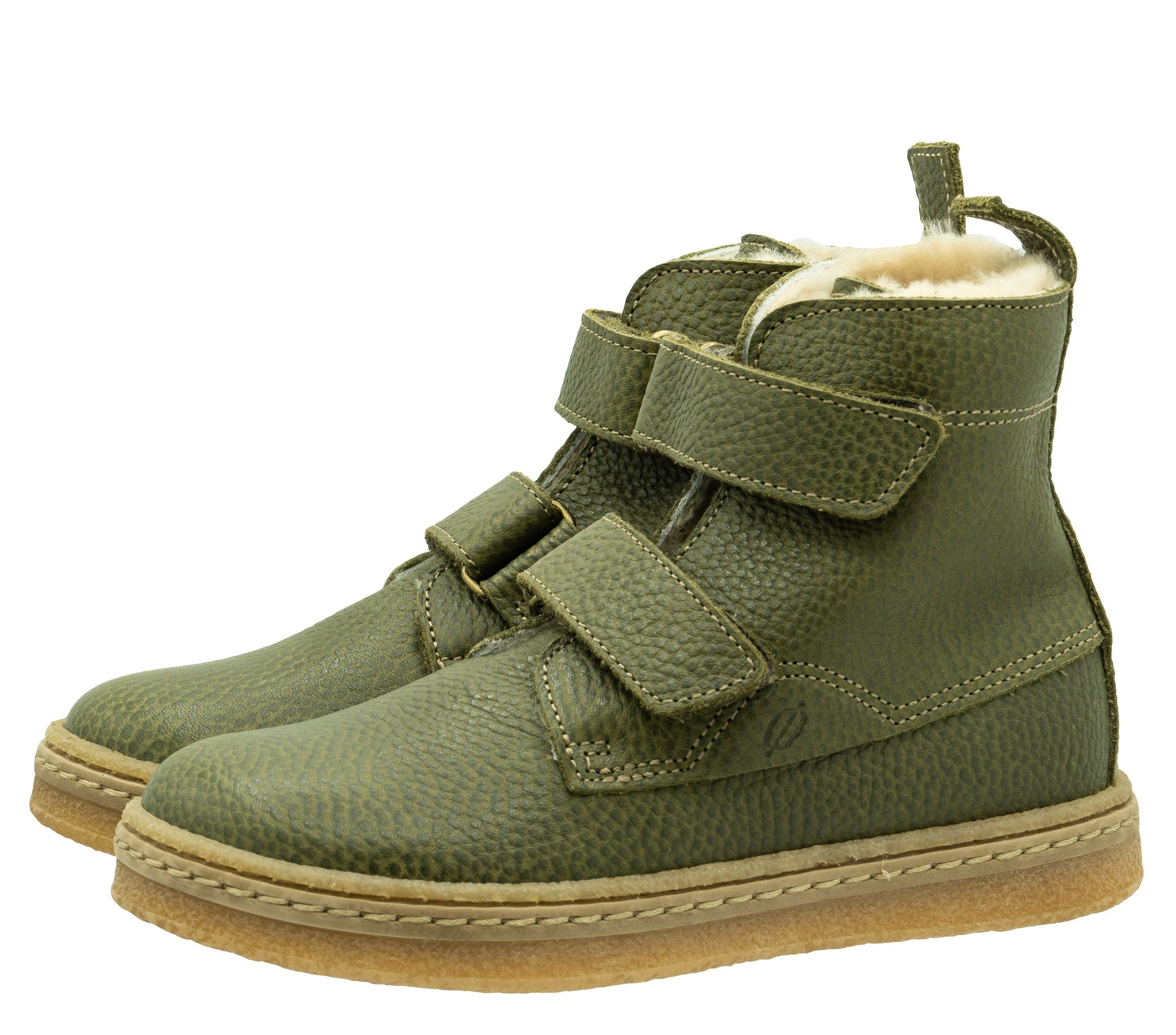 Ocra Ocra Сапоги Boots Winterschuhe 835 pflanz. geg. Grün Schnürstiefelette