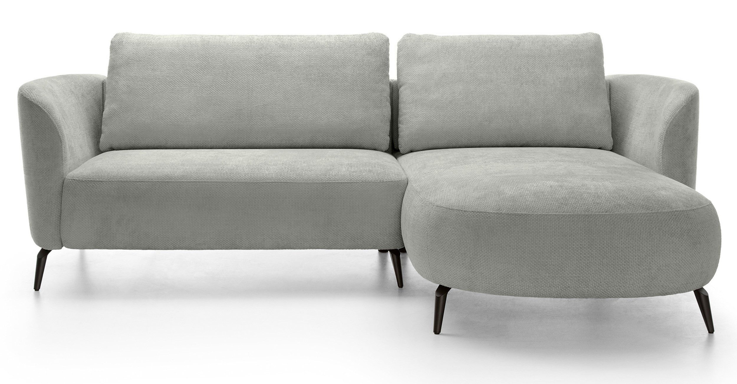 Goldstoff Ecksofa Zenit – L-Form Sofa günstig online kaufen