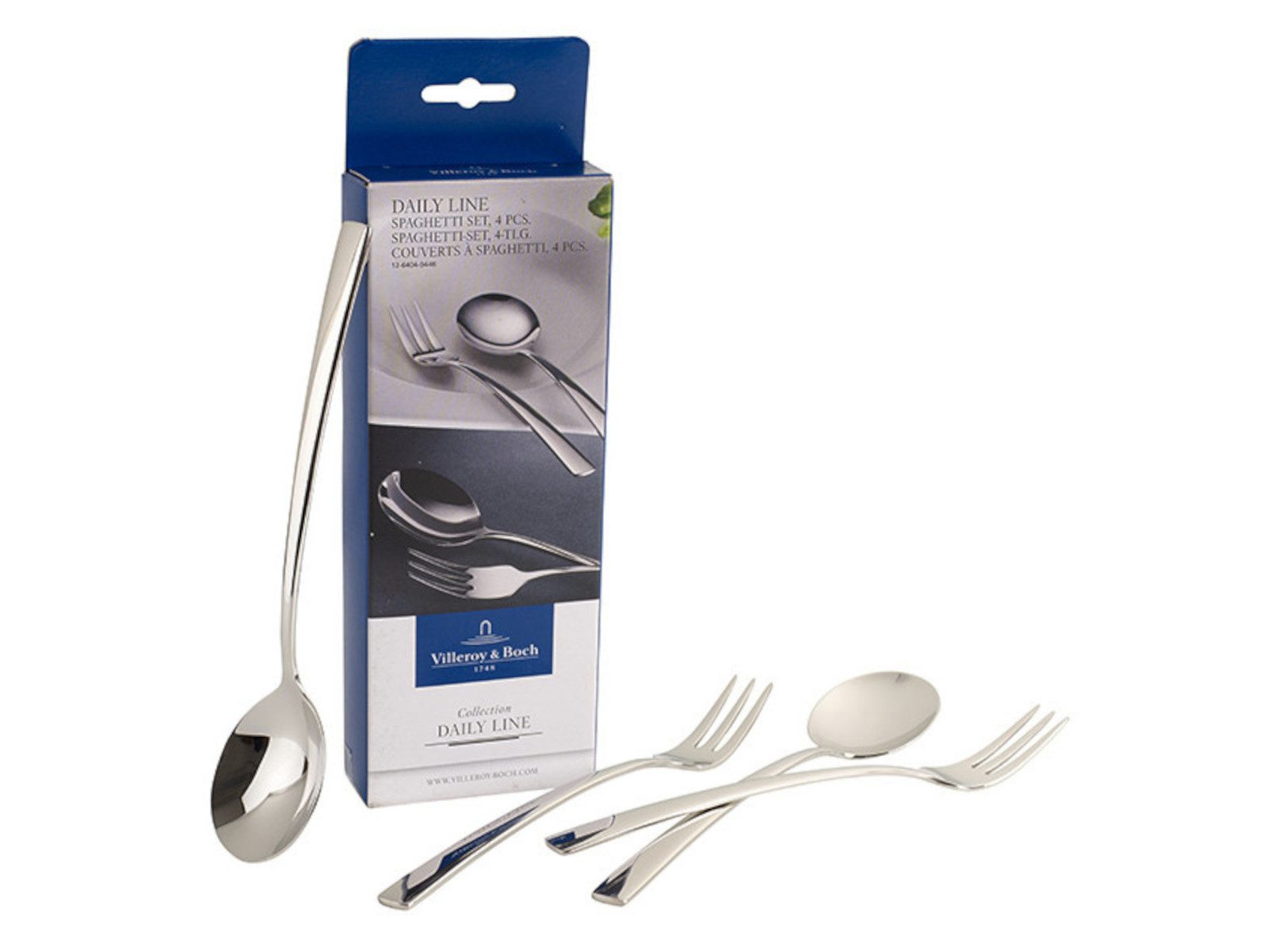 Villeroy & Boch Spaghettibesteck Daily Line Specials Spaghetti-Set 4tlg., Edelstahl 18/10