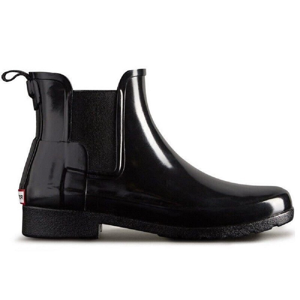 Hunter Original Chelsea Damen Резиновые сапоги Regenstiefel WFS1017RGL-BLK Резиновые сапоги Komfort