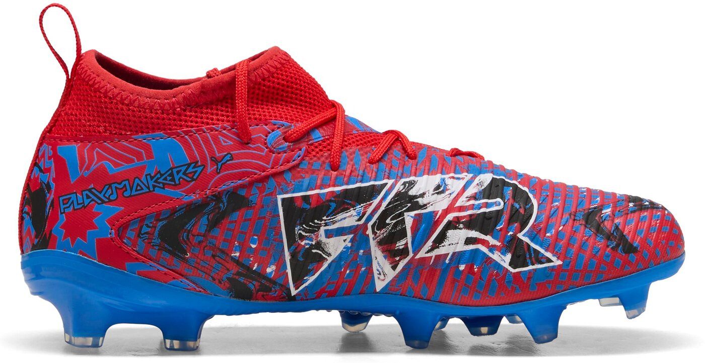 PUMA FUTURE 8 MATCH PLAYMAKERS FG/AG Jr PUMA RED-PUMA BLACK-ULTRA BLUE-PINK Fußballschuh