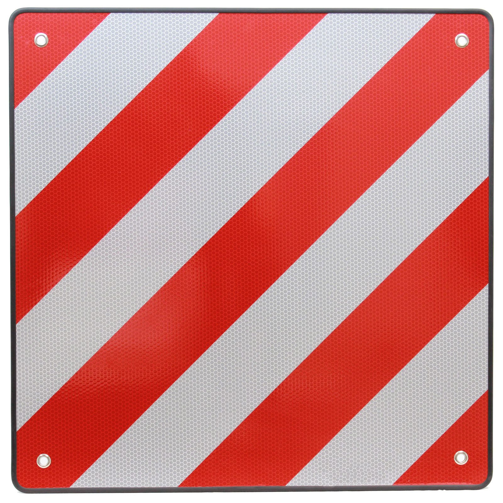 TRUTZHOLM Warnschild Warntafel Italien Spanien 50 x 50 cm rot weiß reflektierend Caravan, (Artikel, 1 St), 2 in 1 Warntafel – Bild 5 von 5