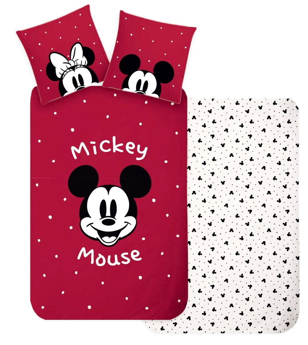 Disney Wendebettwäsche Mickey Mouse Disney 135x200cm, günstig online kaufen