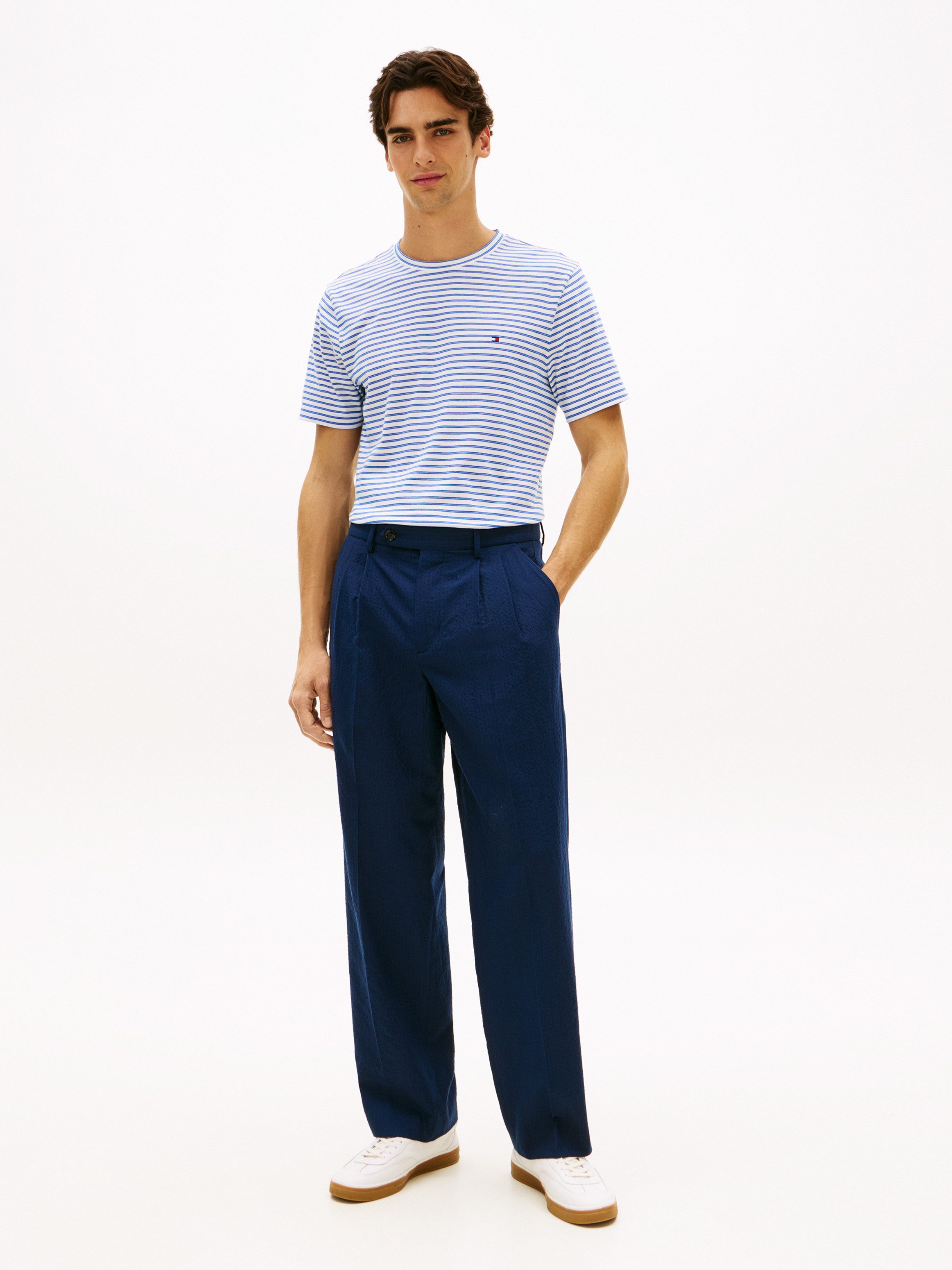 Tommy Hilfiger T-Shirt SEASONAL STRIPE Regular fit, gestreift, Rundhals