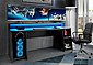 FORTE Gamingtisch »Tezaur«, mit RGB-Beleuchtung und Halterungen, Bild 1