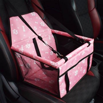 Novzep Tiertransporttasche Multifunktionale Haustier-Autotasche, 600D Oxford-Stoff, tragbar, Reisebegleiter für Katzen und Hunde
