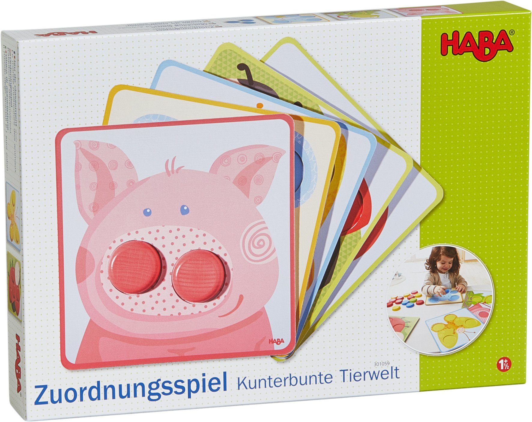 Haba Spiel, Kunterbunte Tierwelt, Made in Germany