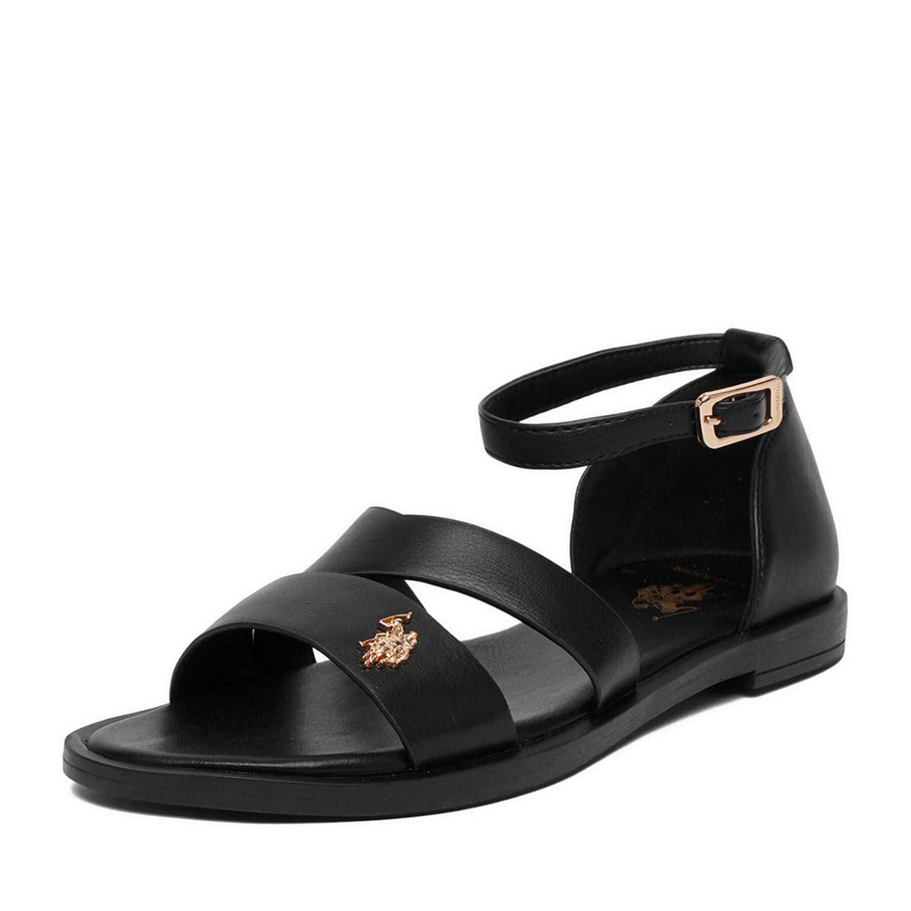 U.S. Polo Assn. US Polo Assn Damen-Sandalen Schwarz Sandale