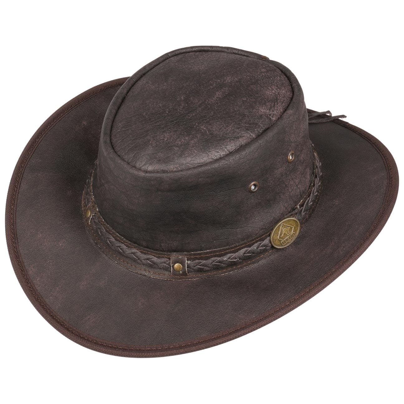 Scippis Cowboyhut (1-St) Herrenhut mit Lederband