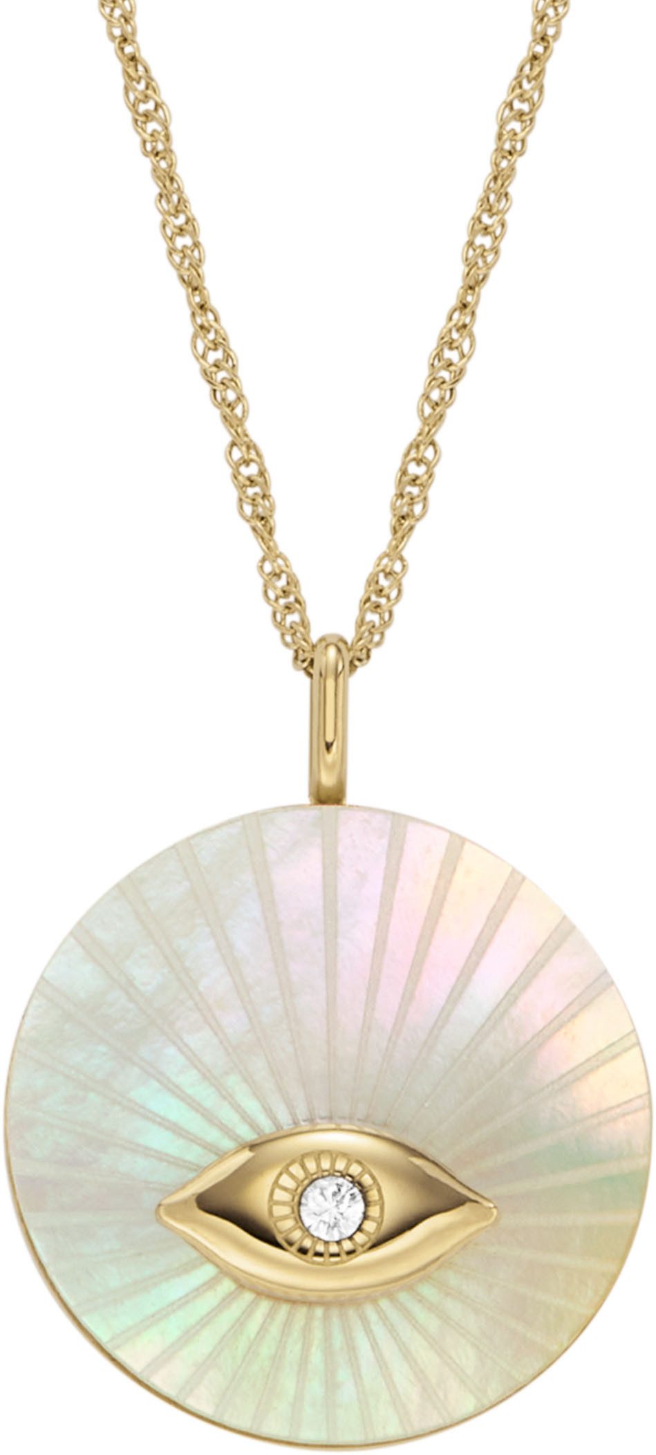 Kette mit Anhänger Schmuck Edelstahl Halskette Sutton Magisches Auge Evil Eye, JF04793710