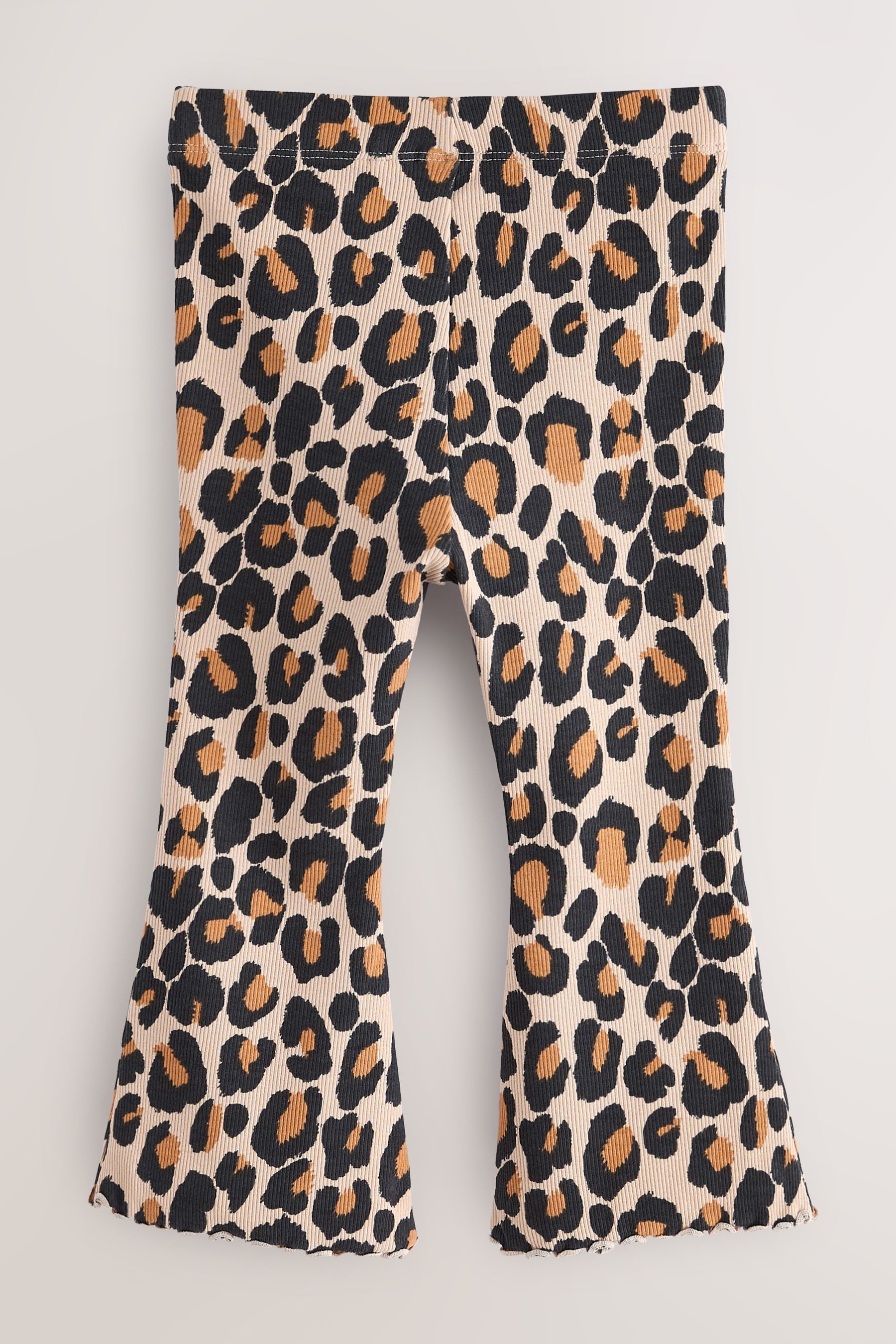 Next Leggings Gerippte Leggings mit Schlag (1-tlg)
