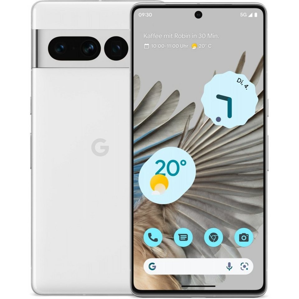 Google Pixel 7 Pro 5G 256 GB / 12 GB - Smartphone - snow Smartphone (6,7  Zoll, 256 GB Speicherplatz), Triple-Kamera: 50 MP + 12 MP + 48 MP