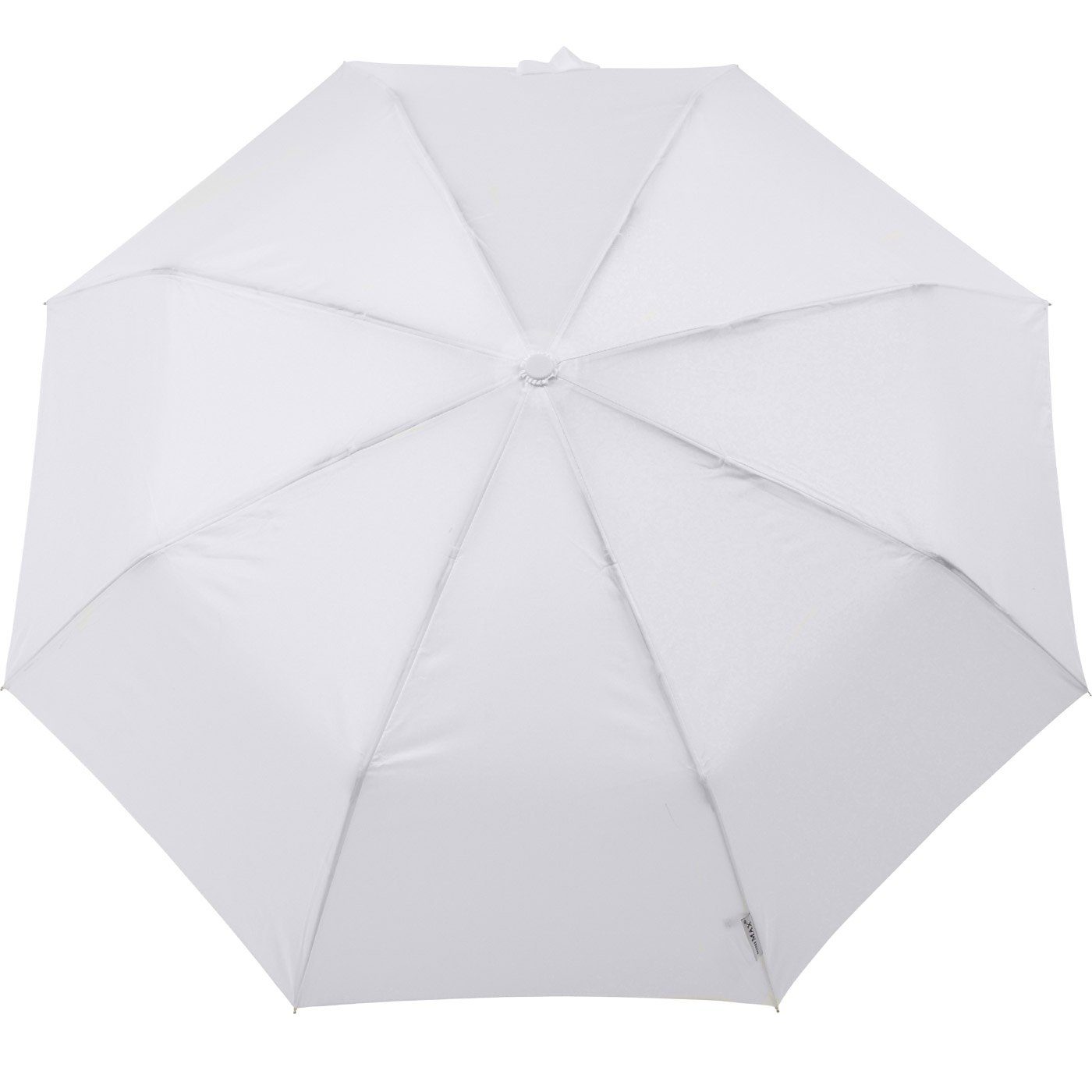 mit miniMAX® zuverlässige uni, Begleiter Taschenregenschirm windsicher Auf-Automatik Impliva weiß der
