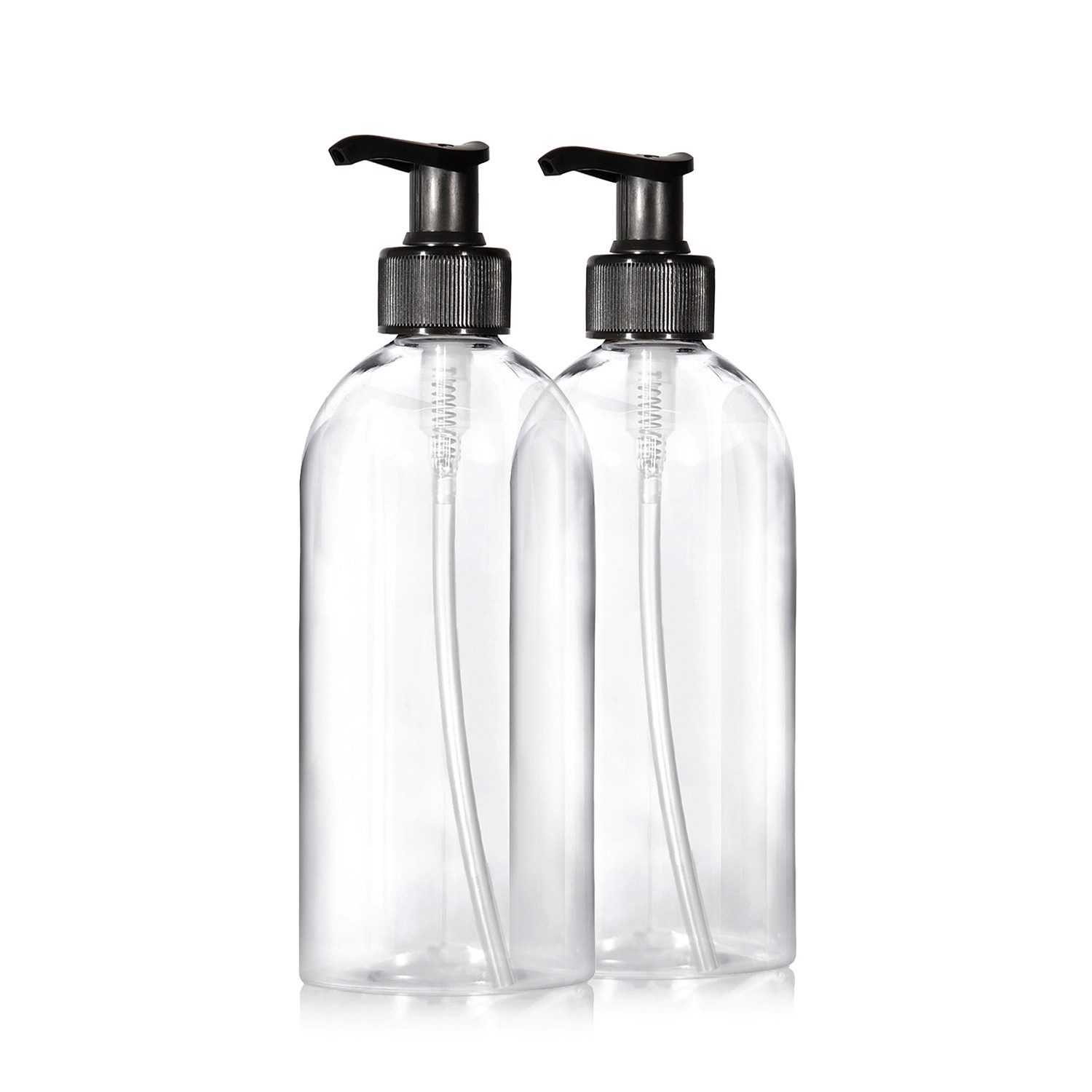 Oputec Seifenspender 2 x 500ml Seifenspender aus Kunststoff Flasche zum Befüllen