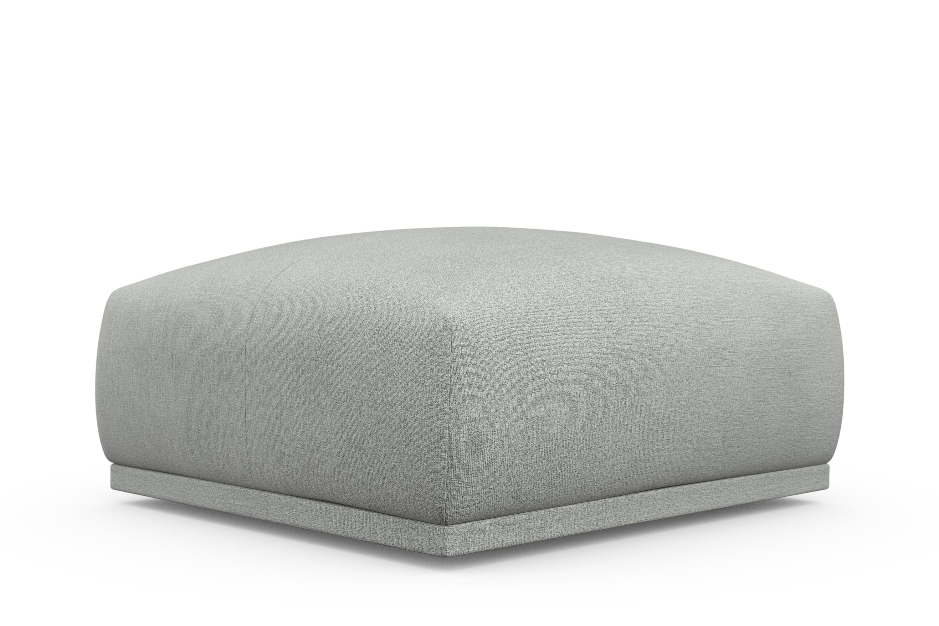 TRENDMANUFAKTUR Hocker "Braga, mit hochwertigem Kaltschaum, quadratisch, in günstig online kaufen