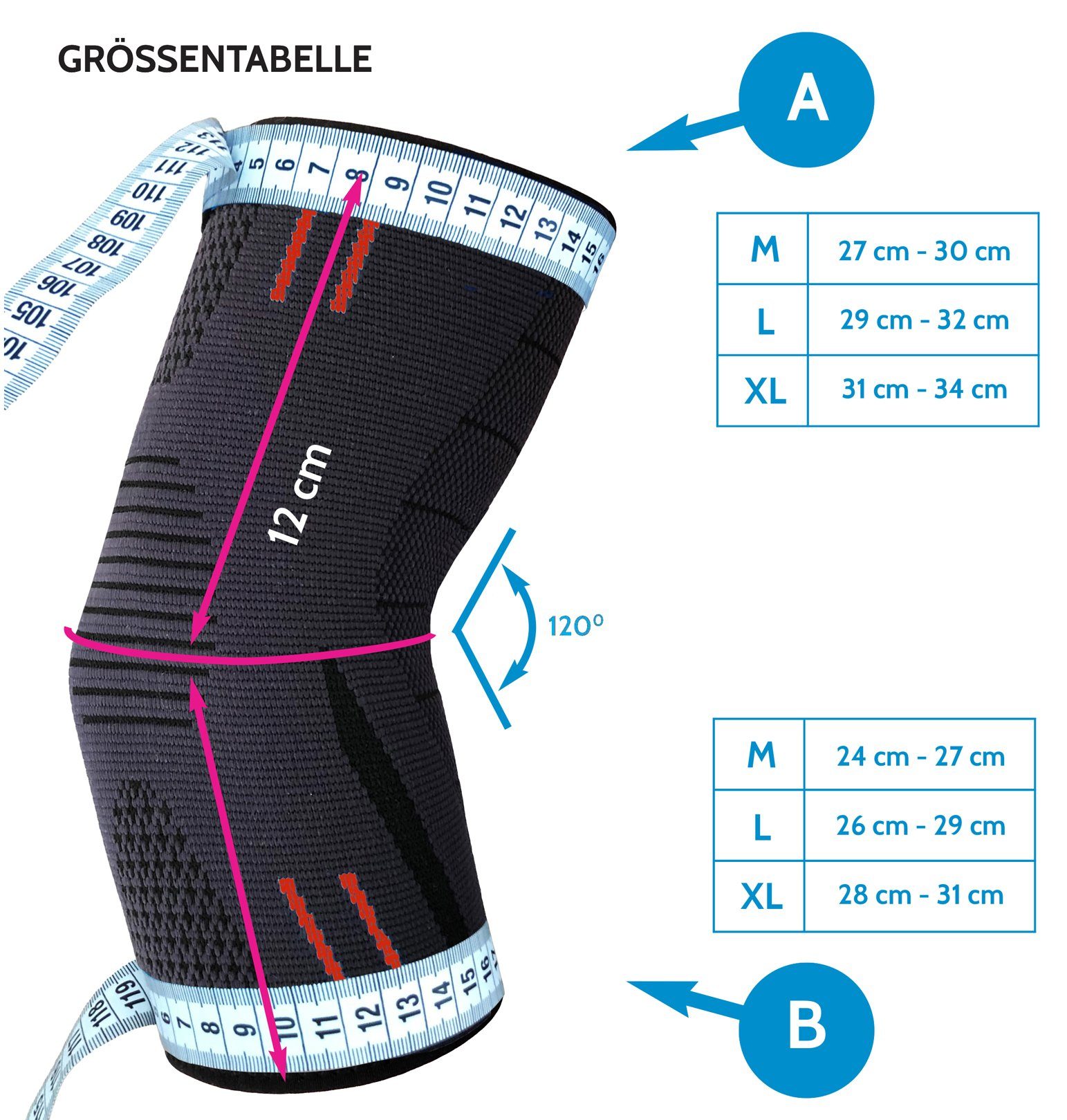 AGILE NOW Ellenbogenbandage XL (Hochwertige Ellenbogenbandage Tennisarm), Atmungsaktiv & Rutschfest