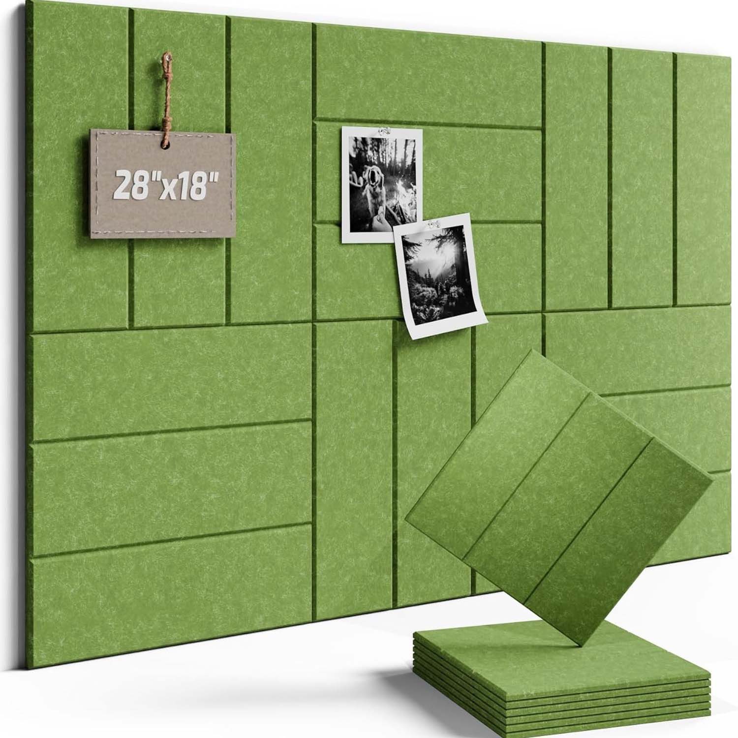 Diwzbyn Pinnwand 12 Stück Filz Pinnwand Memoboard Selbstklebend