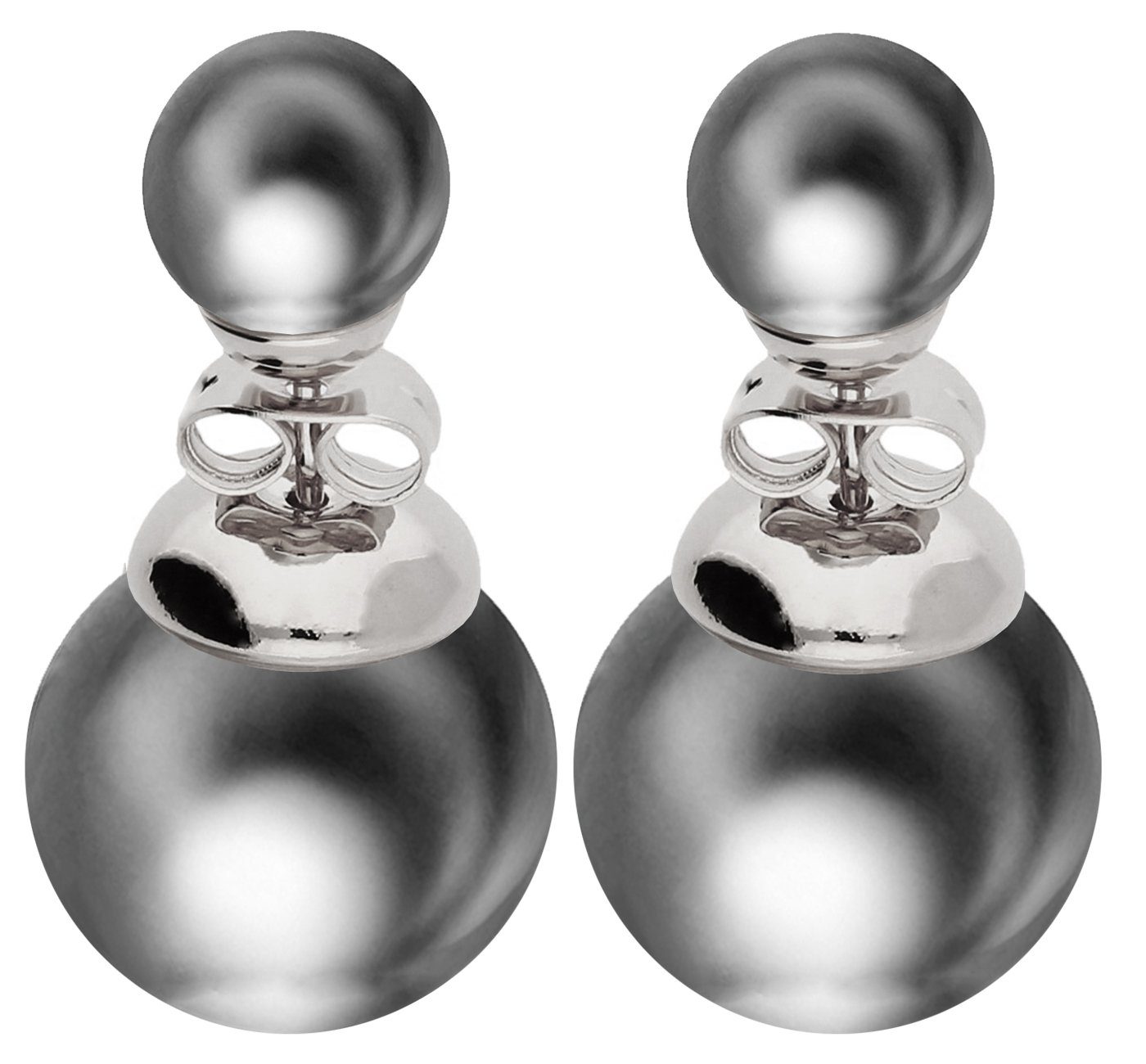LÖB Paar Ohrstecker Silber Ohrringe Zwei günstig online kaufen
