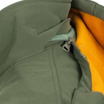 DEPROC Active Softshelljacke #ankerglutfreudeXXL CS Funktionsjacke, Übergangsjacke mit abnehmbarer Kapuze, auch in Großen Größen