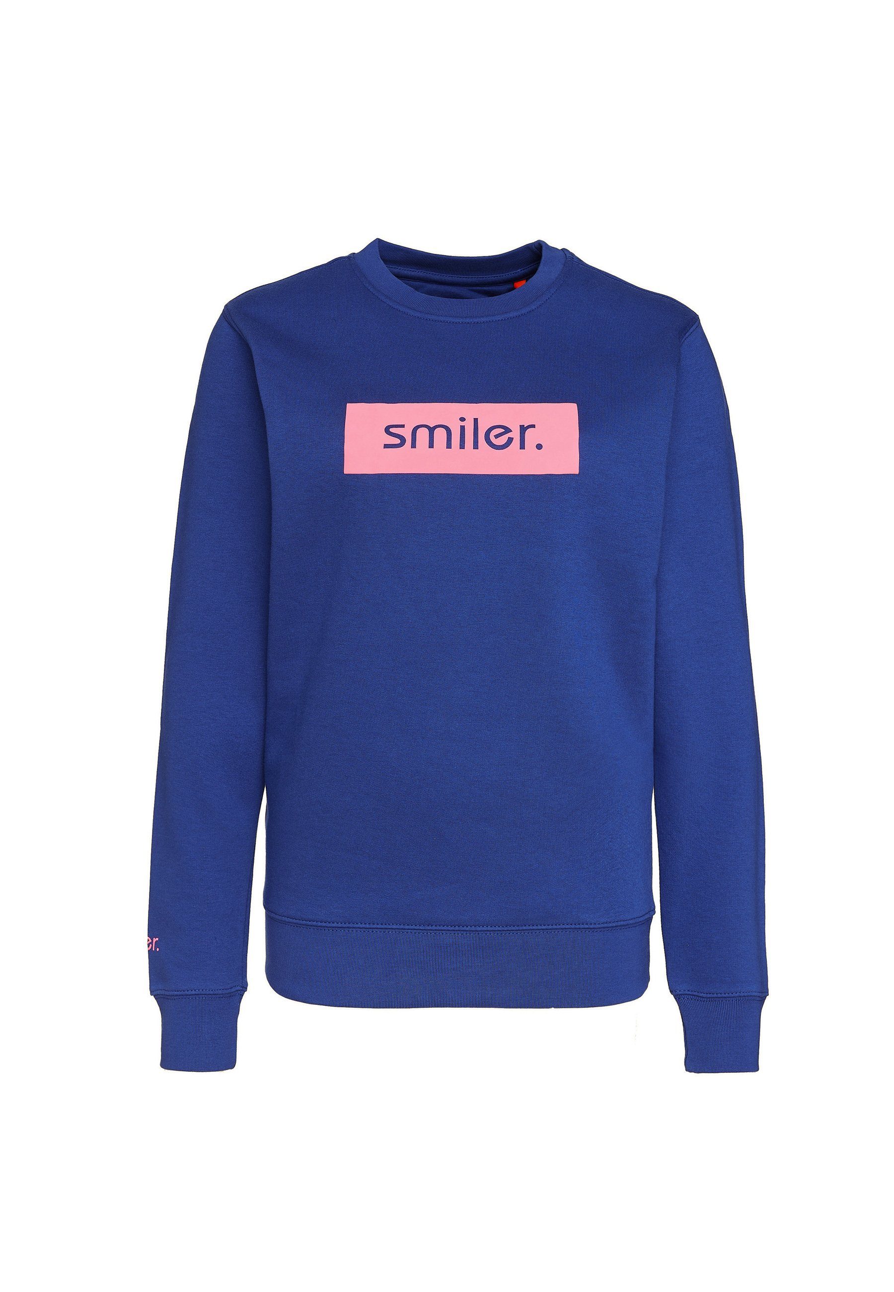 smiler. Sweatshirt dude. mit Label-Applikationen