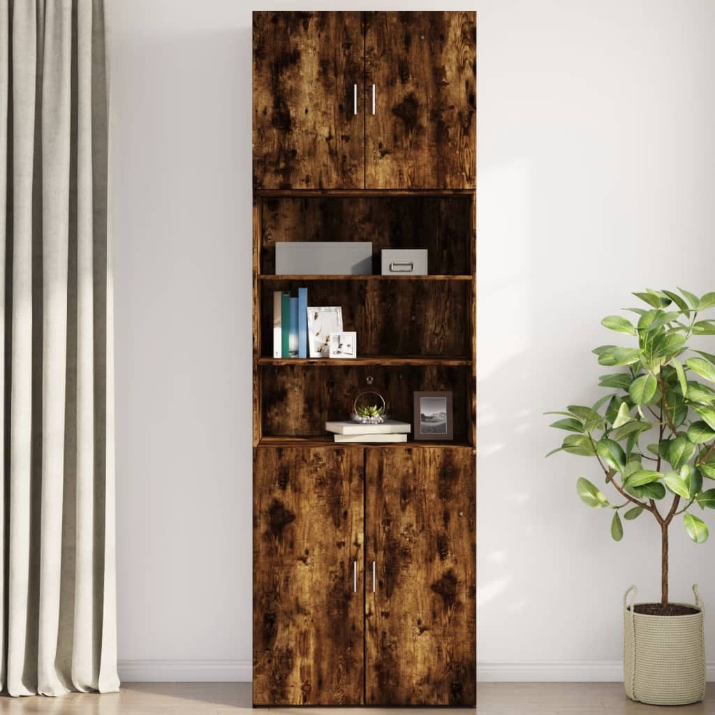 vidaXL Hängeschrank Wandschrank Räuchereiche 80x42,5x64 cm günstig online kaufen
