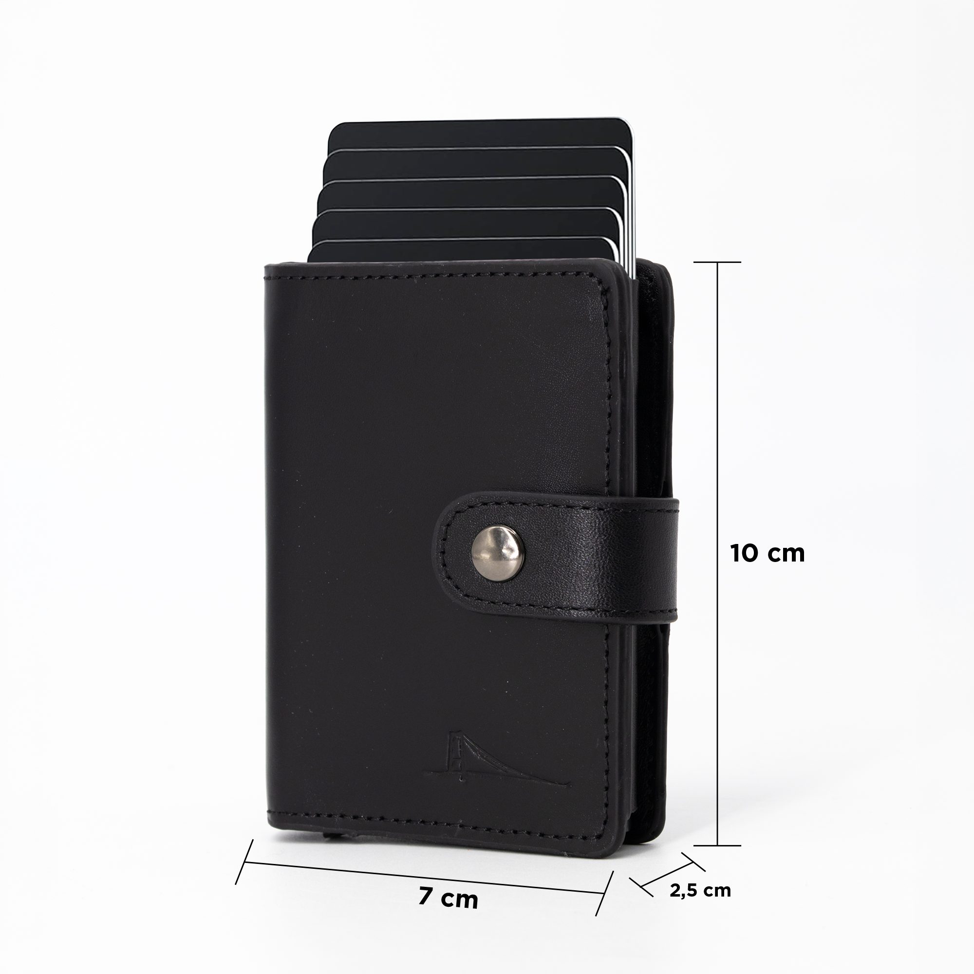 herémood Geldbörse Portemonnaie Damen & Herren, Leder Geldbörse Wallet mit RFID Schutz (Kleines Portemonnaie Damen & Herren, Geburtstag Geschenk Frau & Mann, 1- – Bild 4 von 5