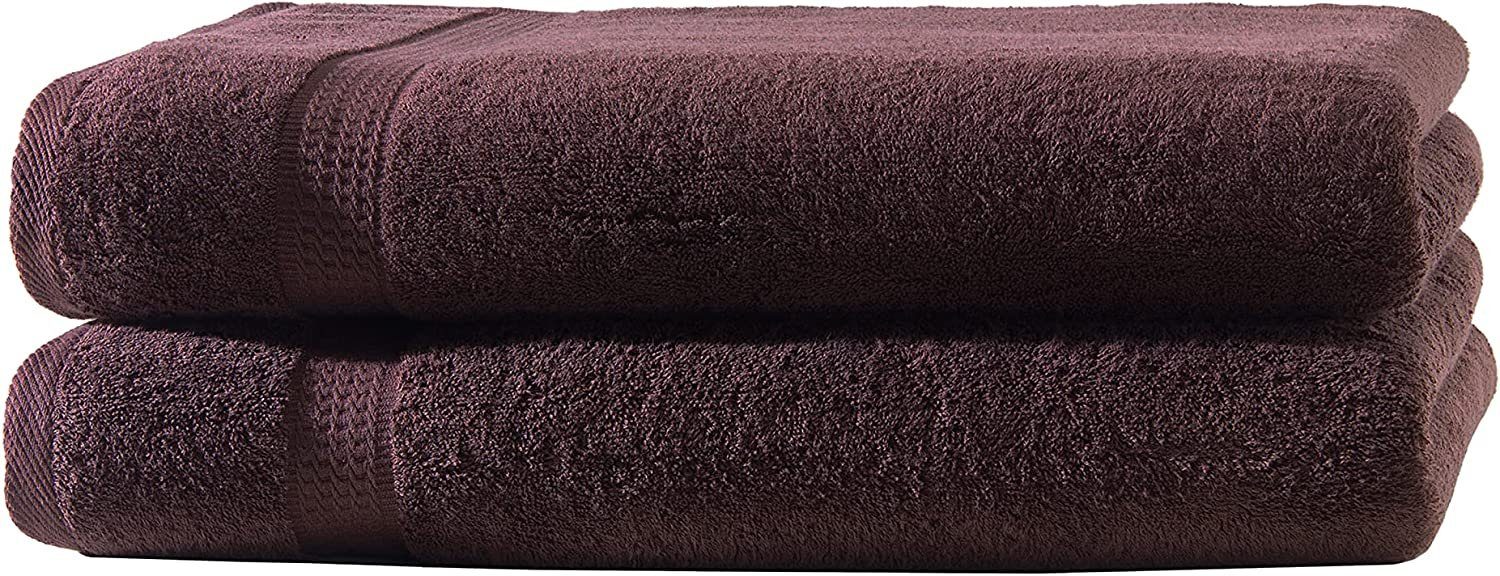 Handtücher Baumwolle Bordüre Handtuchset, mit 100% soma Uni Handtuch Frotteeware Baumwolle, (1-St)