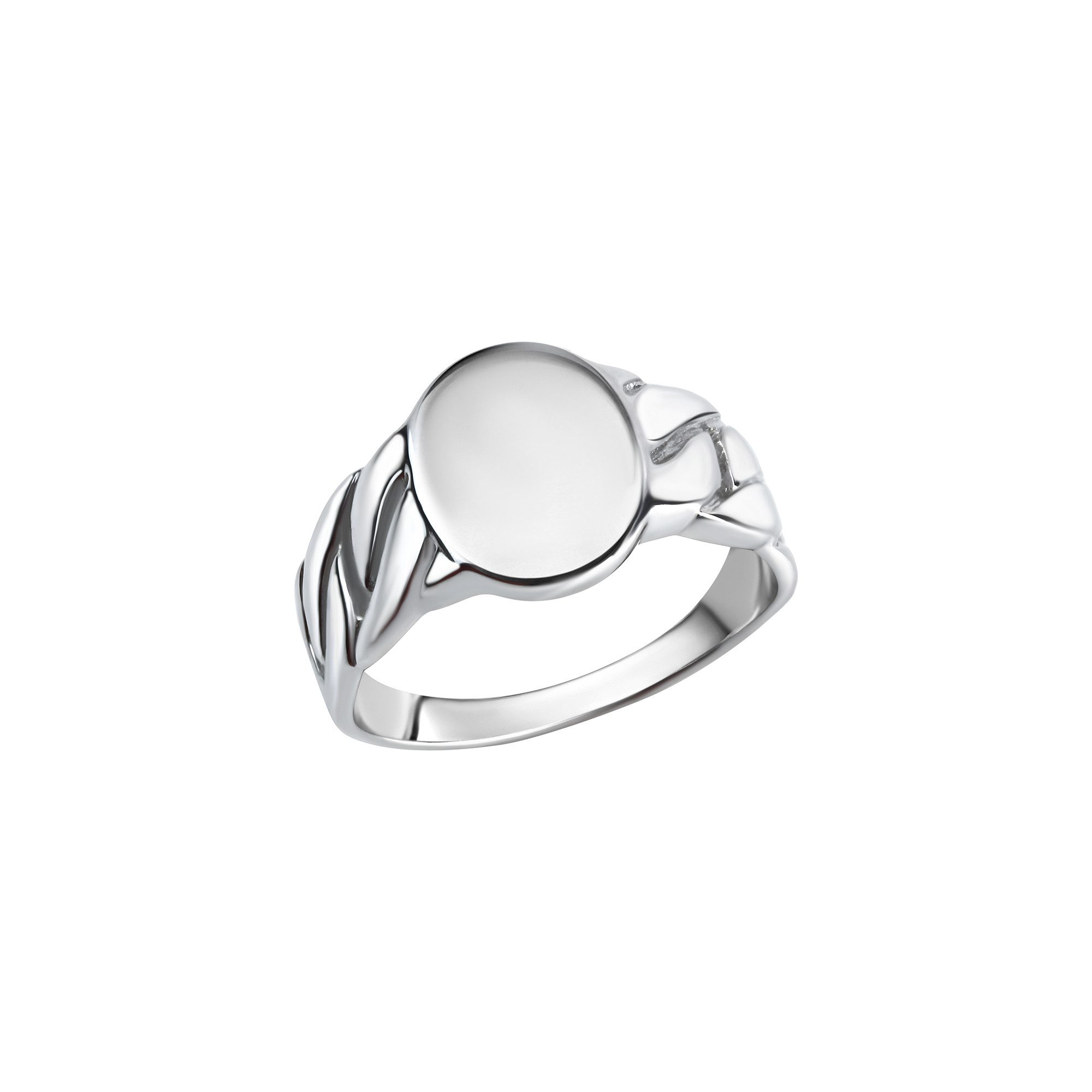 Vivance Fingerring 925/- Sterling Silber rhodiniert oval