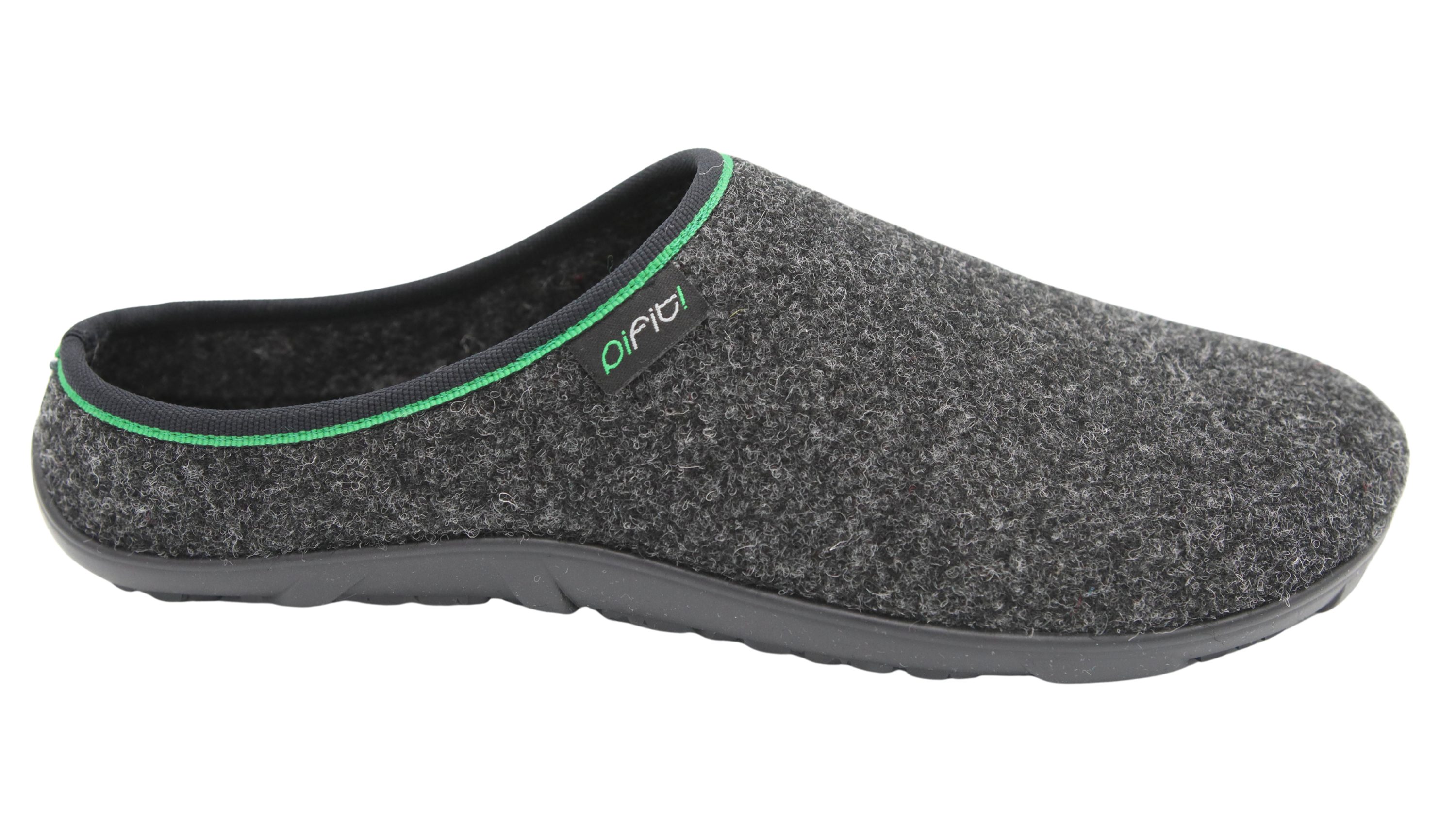 pifit! Pantoffel "homey" mit Barfußgefühl, 32100-3, anthrazit Barfußschuh Pantoffel, Hausschuh