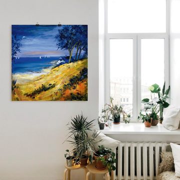 Artland Wandbild Das Meer zu Hause, Gewässer (1 St), als Leinwandbild, Poster in verschied. Größen