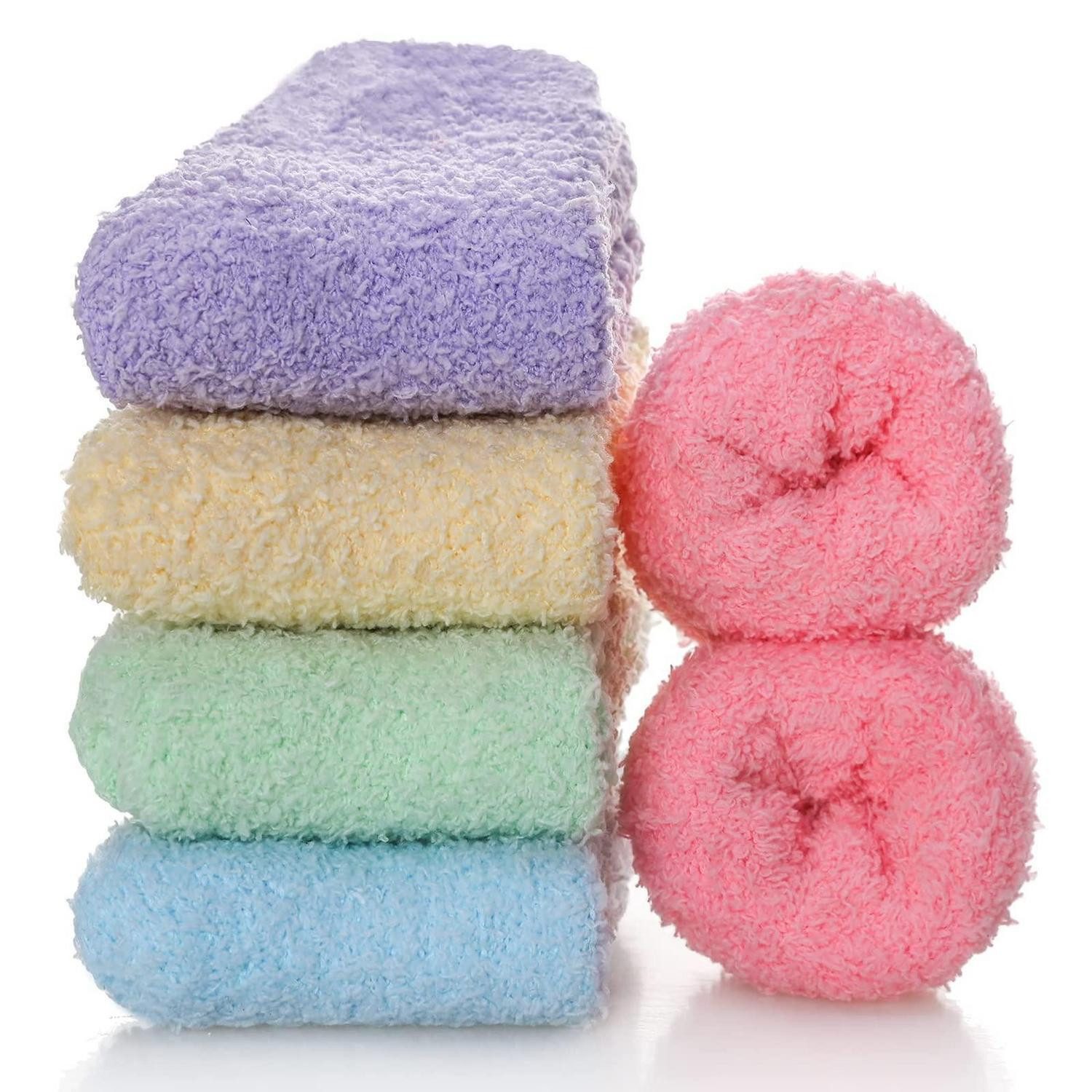 LuxusKollektion Kuschelsocken Kuschelsocken Damen 5 Paar Einheitsgröße
