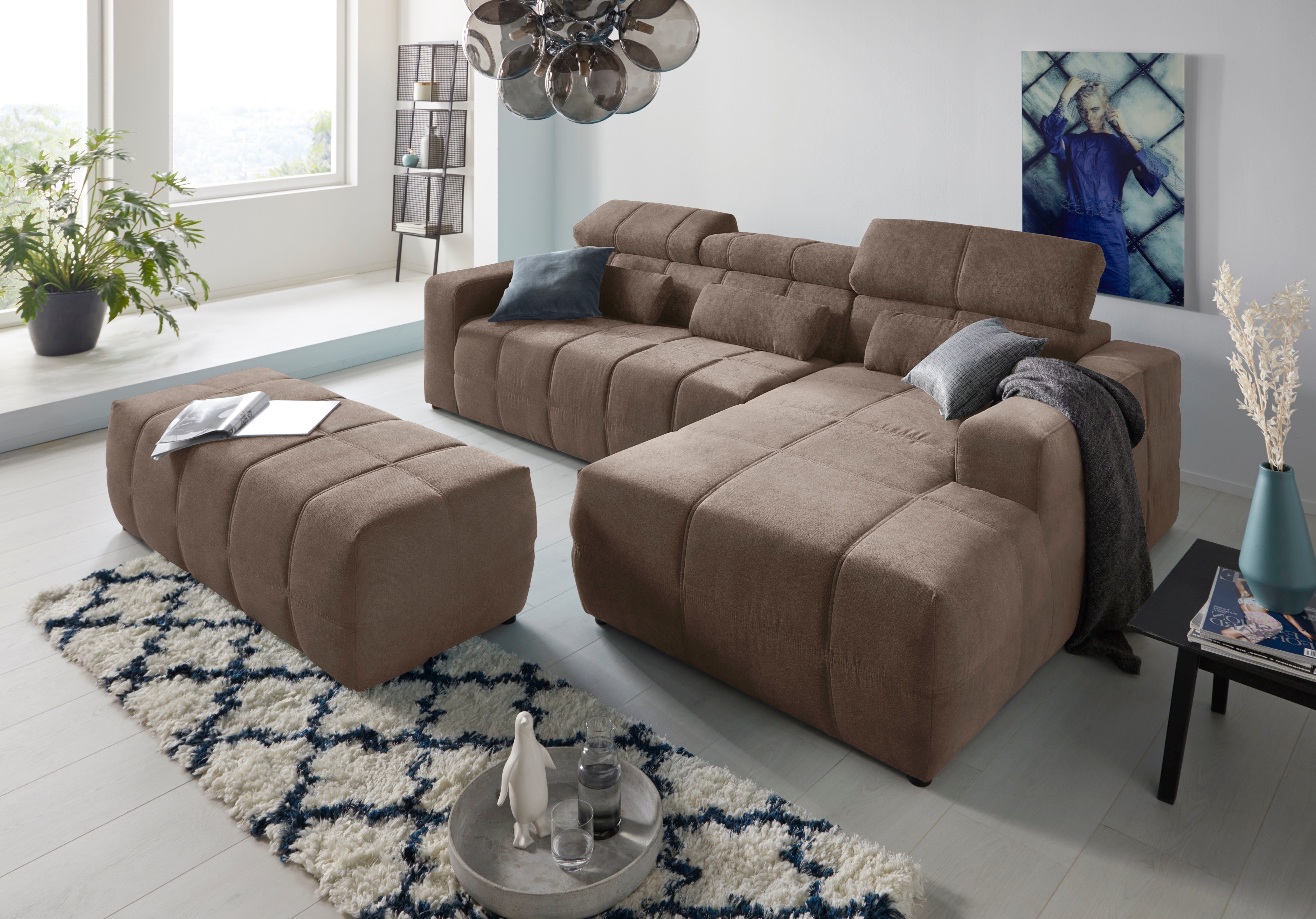 DOMO collection Ecksofa Brandon B/T/H: 289/177/80 günstig online kaufen