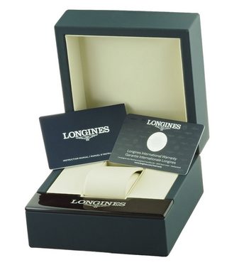 LONGINES Automatikuhr Swiss Made L81115876 Prima Luna Damen Uhr 18 Karat Rosegold, Zifferblatt 11 Diamanten, Lünette 18 Karat 750 Roségold