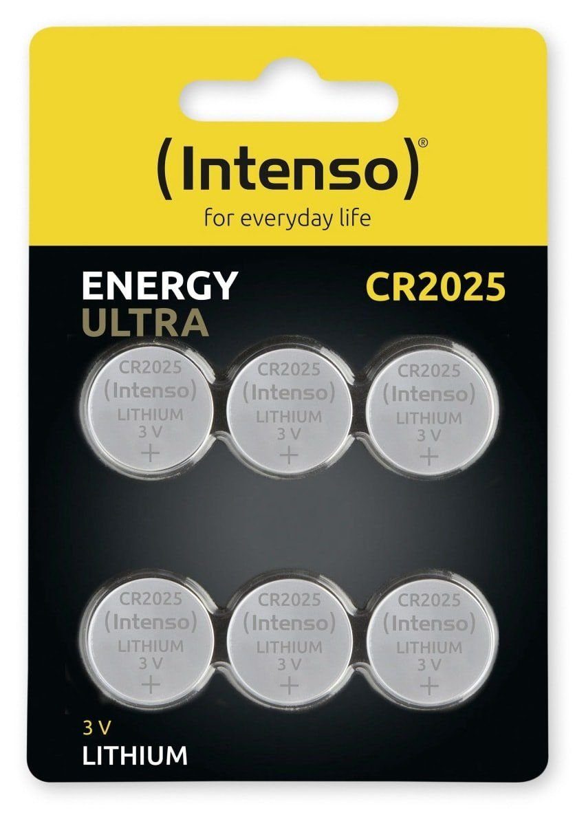 Intenso Lithium-Knopfzellen-Set CR2025, INTENSO 60er-Set Knopfzelle