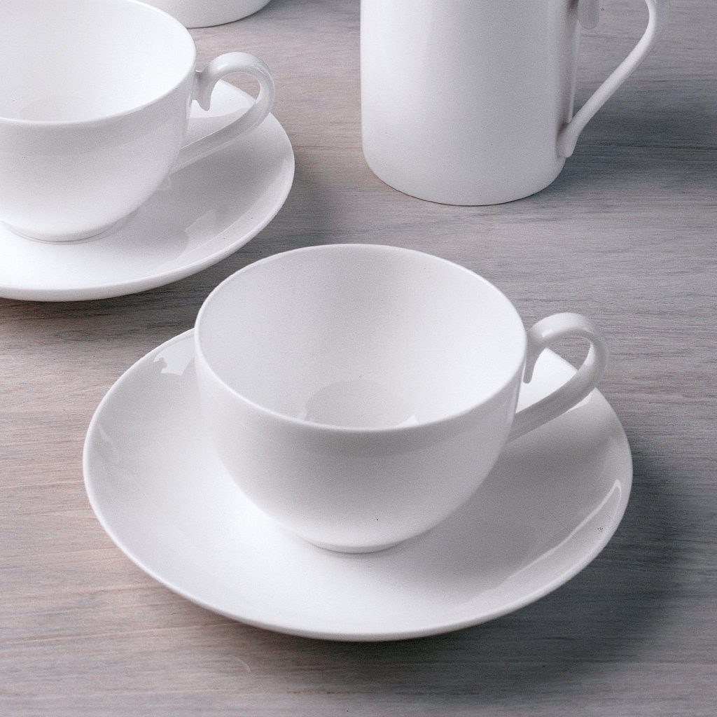 Villeroy & Boch Tasse Royal Kaffeetasse, 1-tlg., Porzellan, Premium Bone Porcelain, mikrow.- & spülm.sicher, Made in Germany