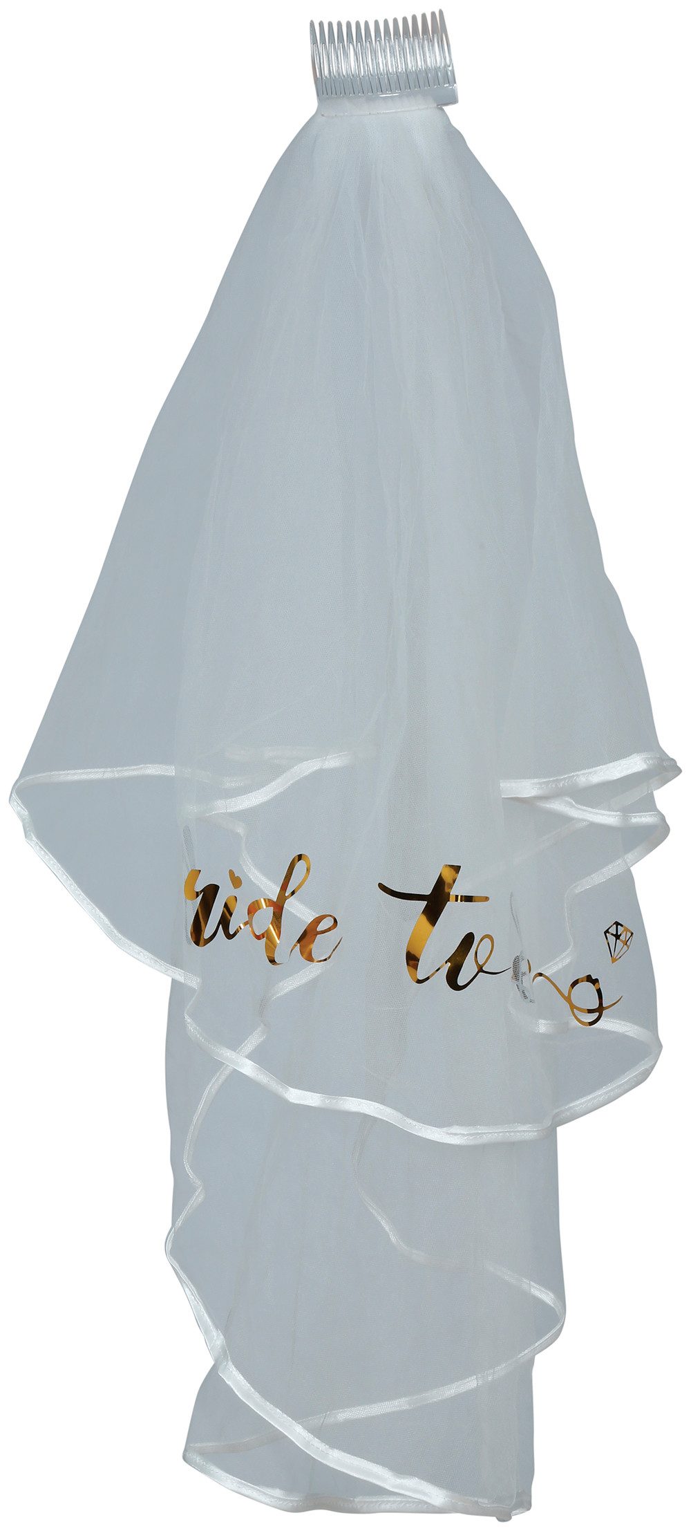 Fiestas Guirca Kostüm, Junggesellenabschied Brautschleier 70 cm Hochzeit Festliche Eleganz Pa