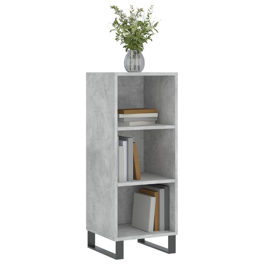 vidaXL Sideboard Sideboard Betongrau 34,5x32,5x90 cm günstig online kaufen
