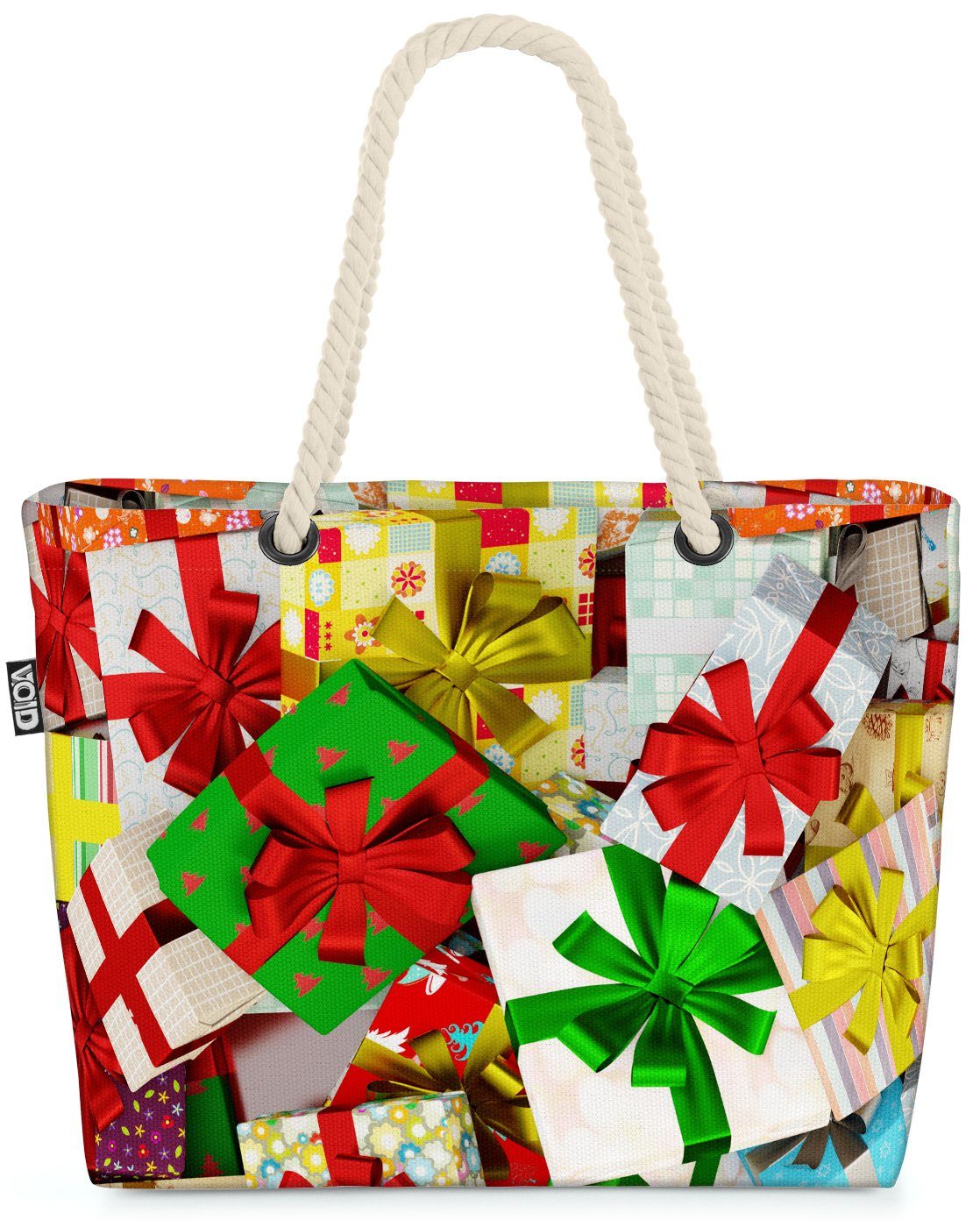 Geschenke Geschenke Strandtasche Winter Bag VOID Weihnachten Beach Dekoration Design (1-tlg), Weihnachtsma