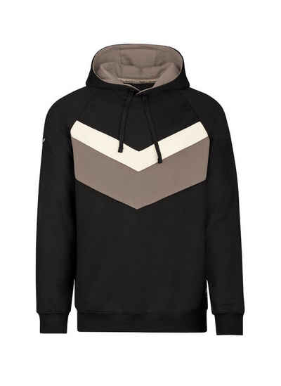 Trigema Kapuzensweatshirt TRIGEMA Hoodie mit farbigen Elementen