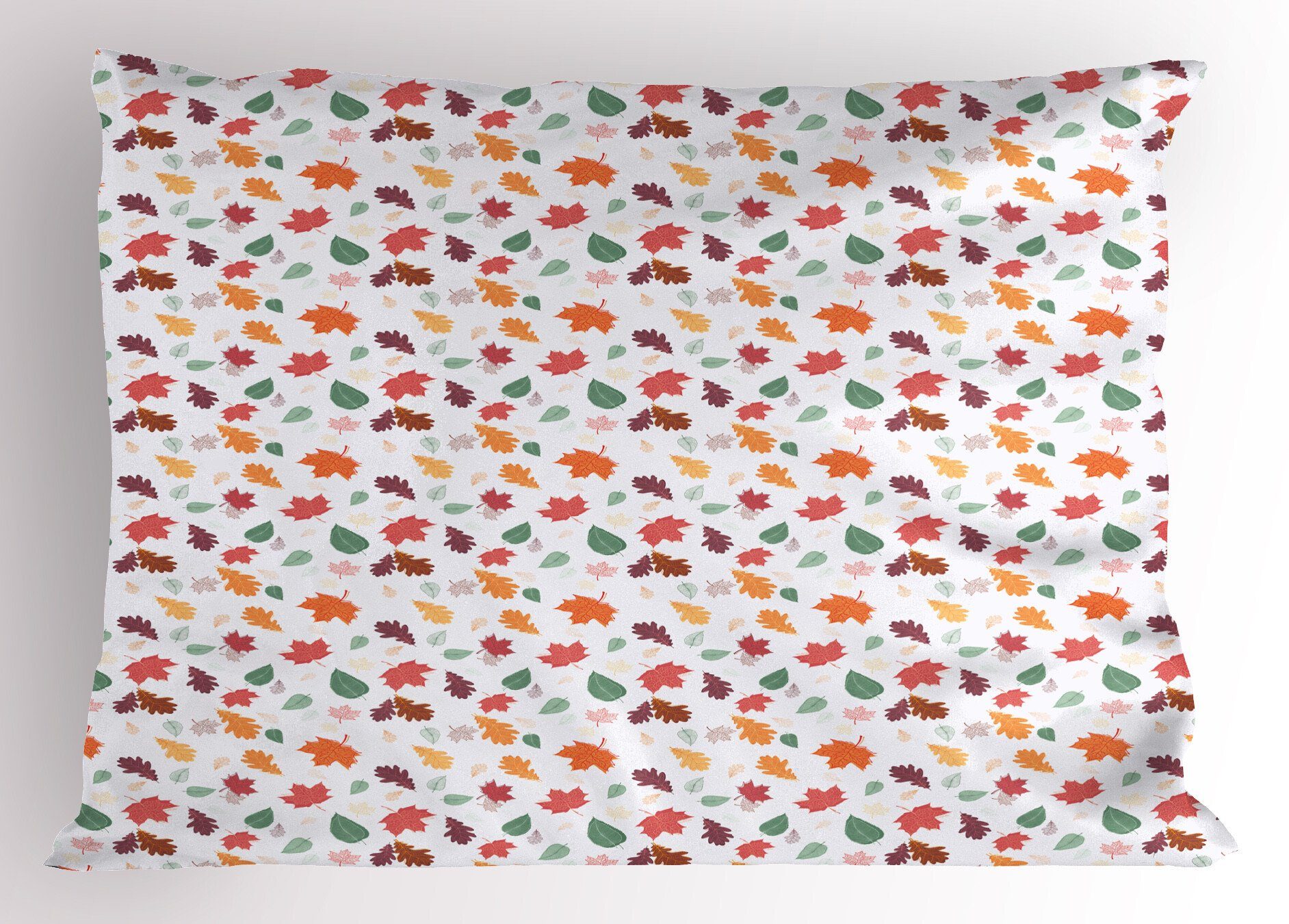 Kissenbezüge Dekorativer (1 Pattern Kopfkissenbezug, Vibes Herbstlaub Standard Size Gedruckter Abakuhaus Stück), Autumn
