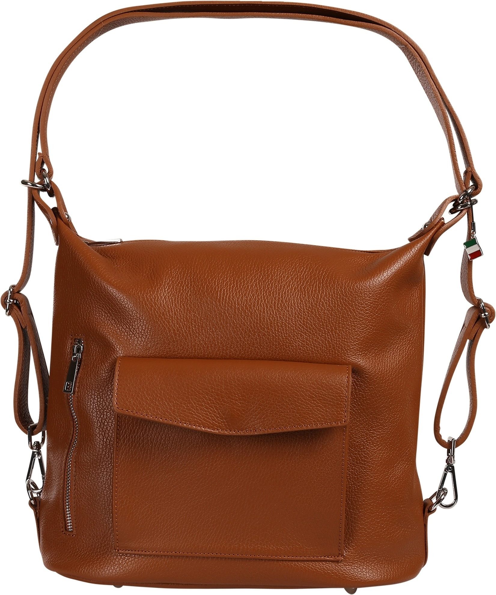 Schultertasche Florence Rucksack Damen Echtleder