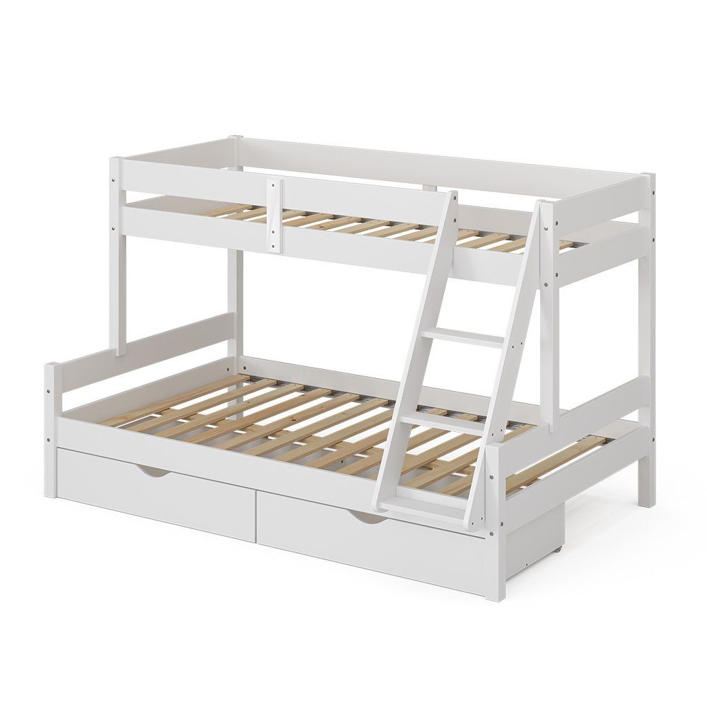 VitaliSpa® Etagenbett Everest, Weiß, 120x200 / günstig online kaufen