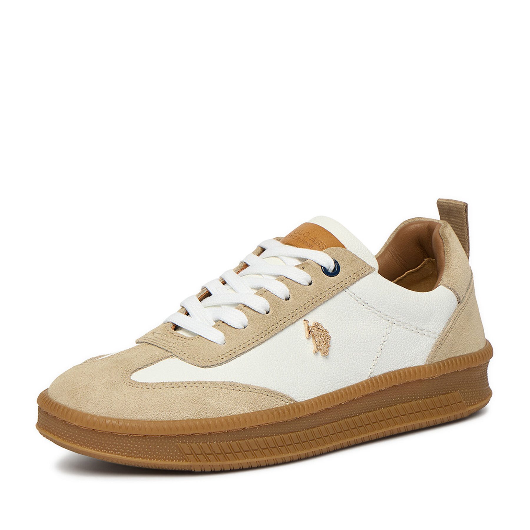 U.S. Polo Assn. Weiße Damen-Sneaker von US Polo Assn Sneaker