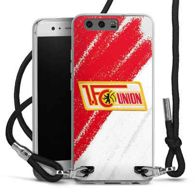 DeinDesign Handyhülle Offizielles Lizenzprodukt 1. FC Union Berlin Logo, Huawei P10 Handykette Hülle mit Band Case zum Umhängen Cover mit Kette